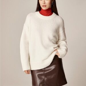 Relaxed crew neck sweater Jcrew